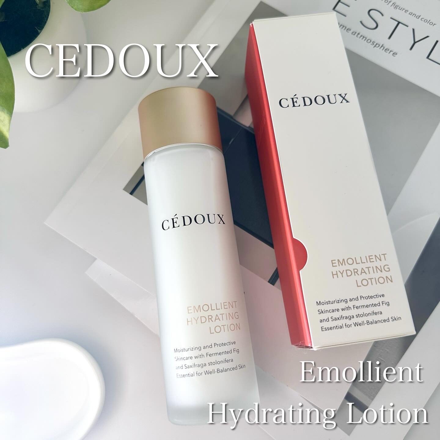 エモリエント　ハイドレーティング　ローション/CEDOUX　（セドゥ）/化粧水を使ったクチコミ（1枚目）