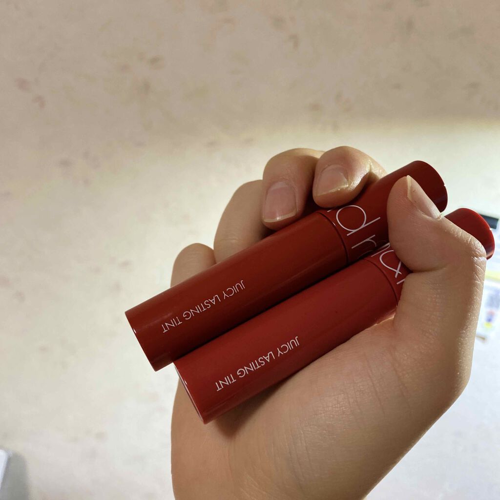 ジューシーラスティングティント/rom&nd/リップティントを使ったクチコミ(1枚目)