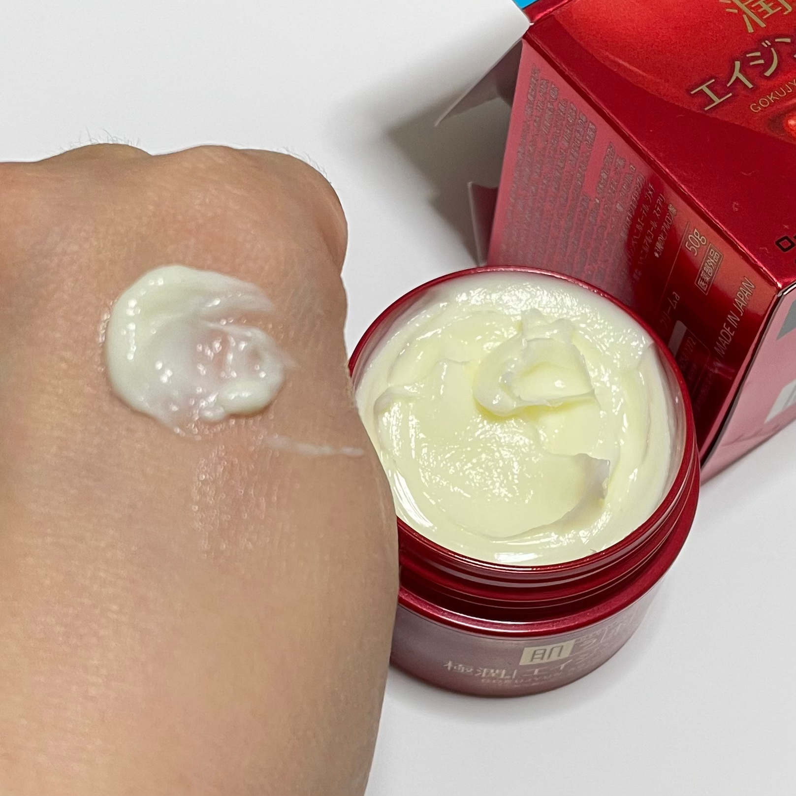 極潤 薬用ハリクリーム/肌ラボ/フェイスクリームを使ったクチコミ（3枚目）