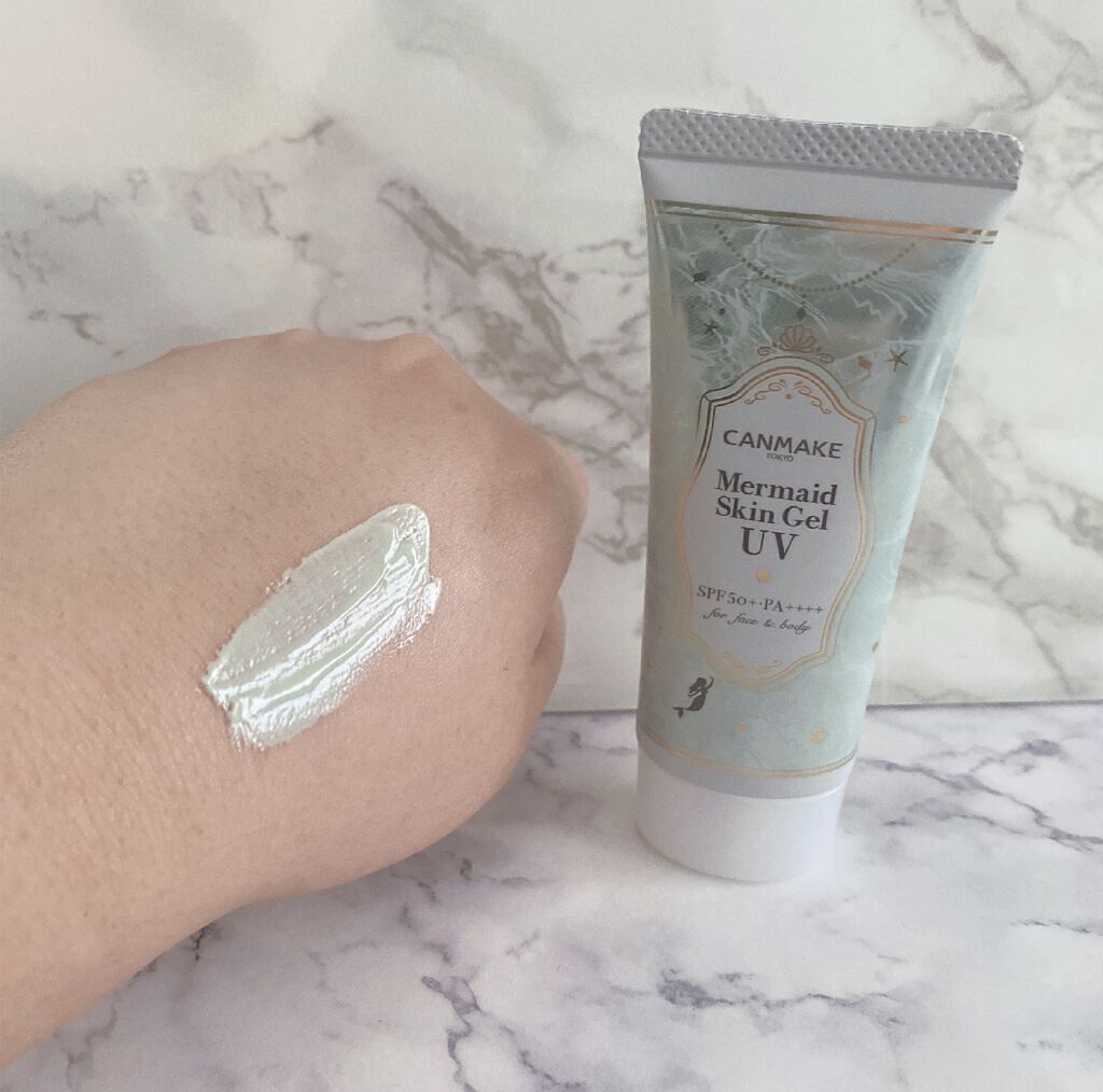 マーメイドスキンジェルUV/キャンメイク/日焼け止めジェルを使ったクチコミ(2枚目)