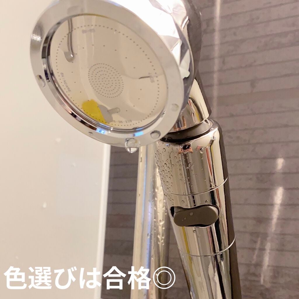 【新品】arromic シルキーナノバブルシャワーヘッドスパ グロスシルバー 試してみた】アラミック シルキーナノバブルシャワー グロス
