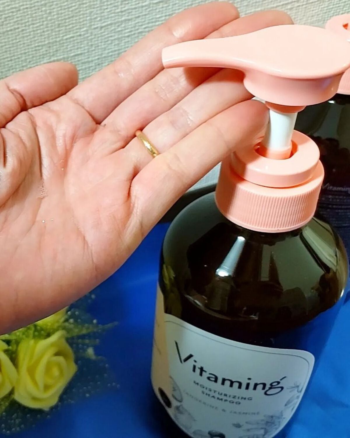 モイストシャンプー/トリートメント(タンジェリン&ジャスミンの香り)/Vitaming/市販シャンプーを使ったクチコミ(5枚目)