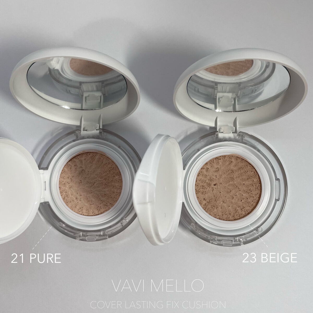 カバーラスティングフィックスクッション/VAVI MELLO/クッションファンデーションを使ったクチコミ（3枚目）
