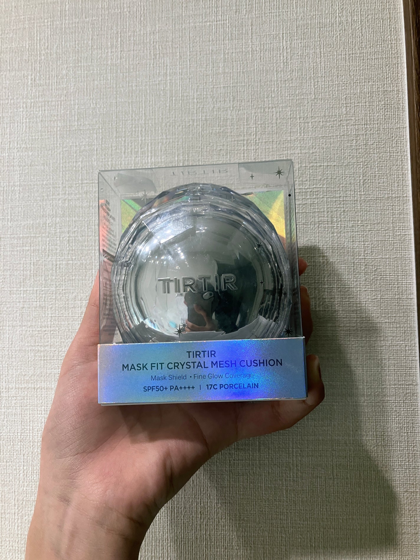 マスクフィット クリスタルメッシュクッション/TIRTIR(ティルティル)/クッションファンデーションを使ったクチコミ(1枚目)