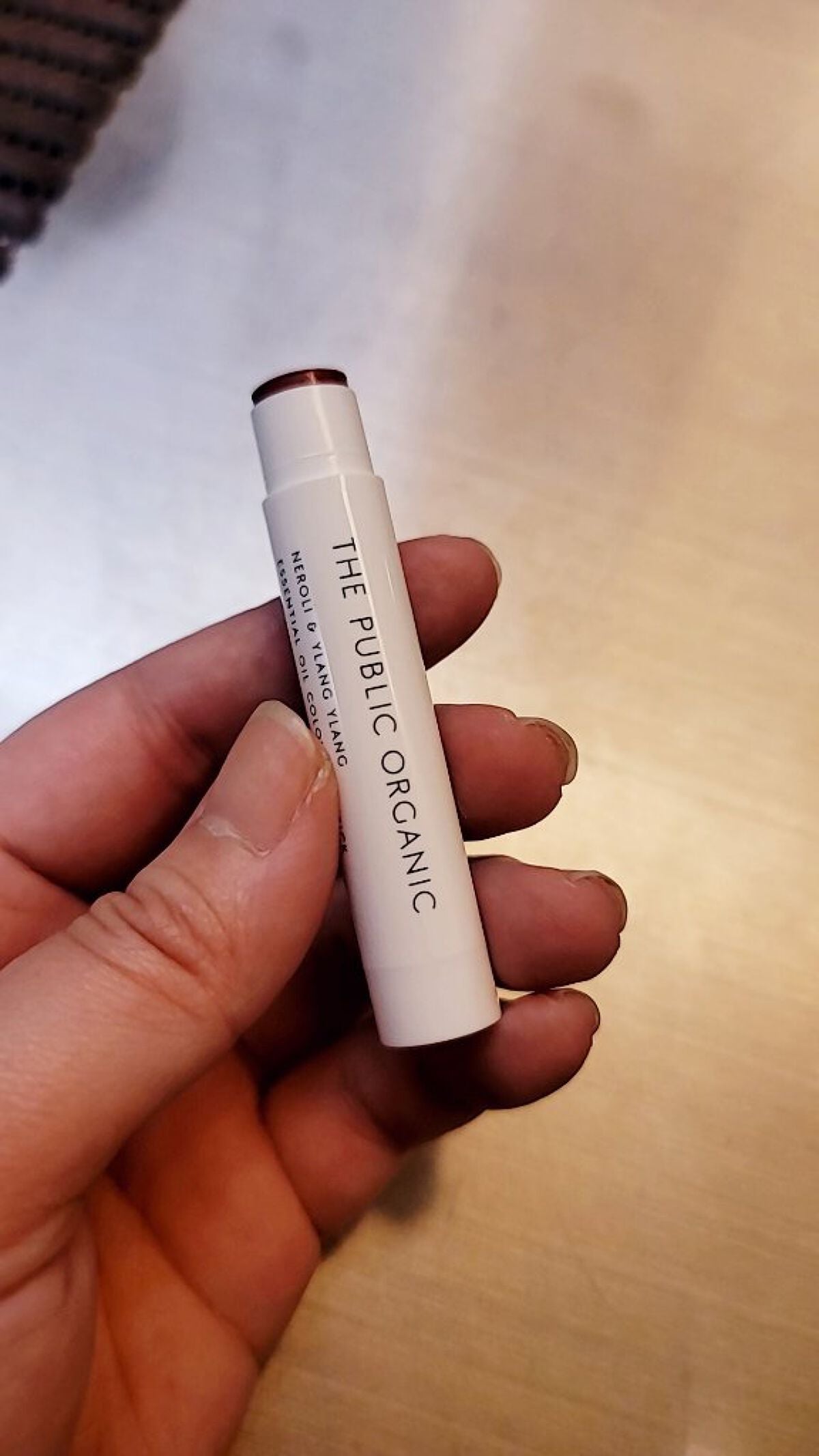 オーガニック認証 精油カラーリップスティック/THE PUBLIC ORGANIC/口紅を使ったクチコミ(1枚目)