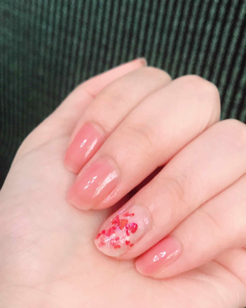 #モテネイル,#桃ネイルのネイルデザイン