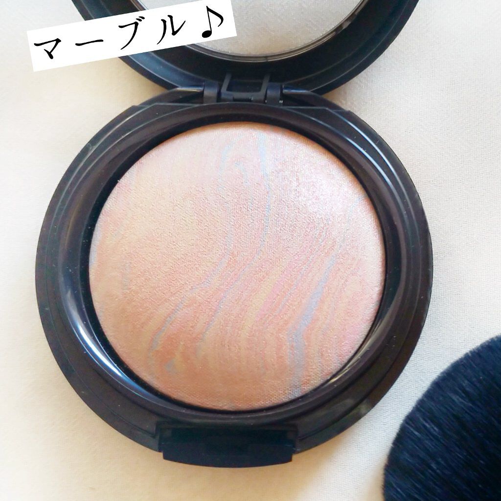 マーブルハイライター/LB/パウダーチークを使ったクチコミ(4枚目)