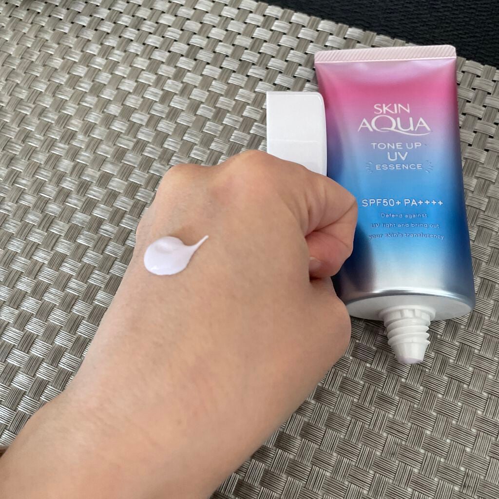 スキンアクア トーンアップUVエッセンス/スキンアクア/日焼け止めクリームを使ったクチコミ(3枚目)