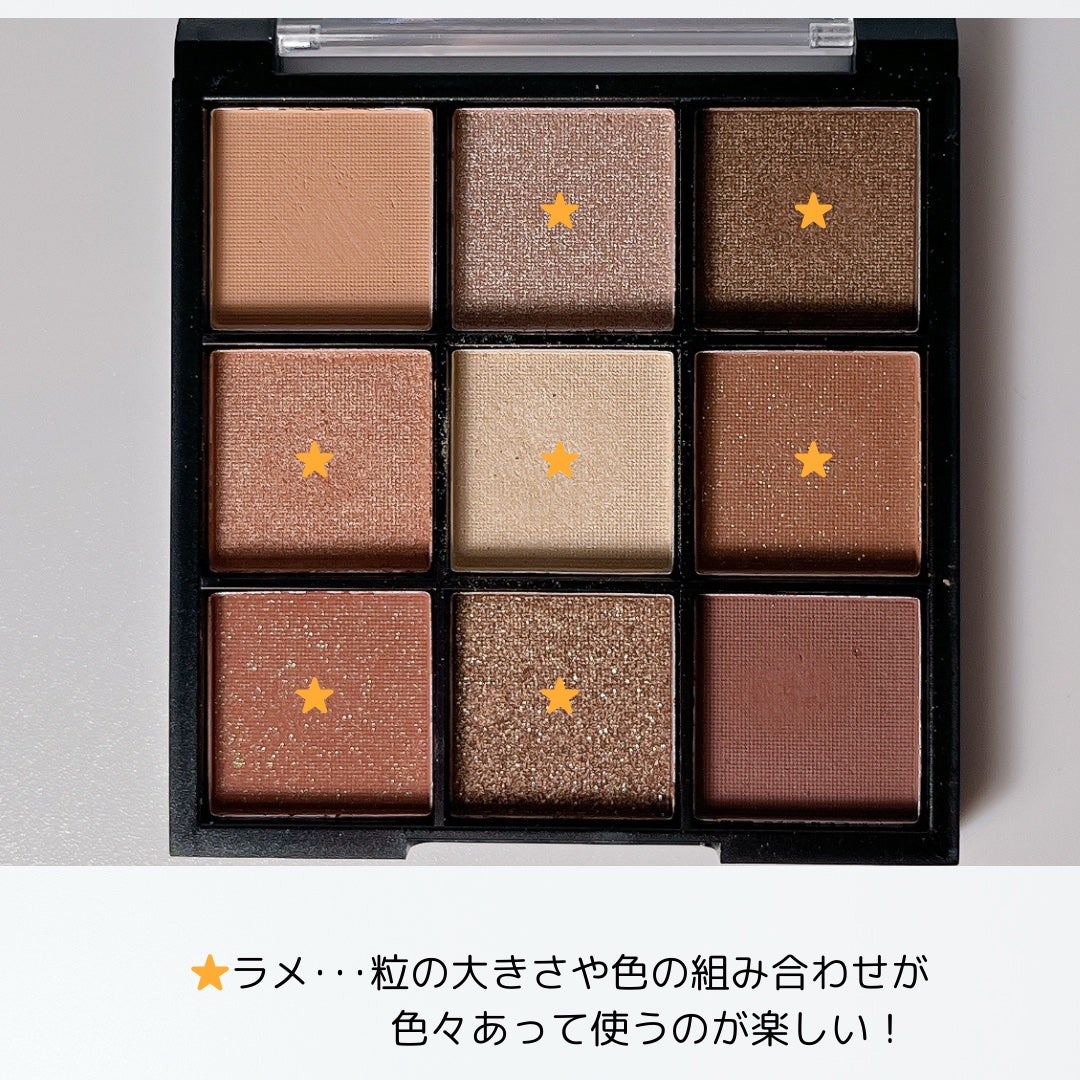 UR GLAM BLOOMING EYE COLOR PALETTE/U R GLAM/アイシャドウパレットを使ったクチコミ(2枚目)