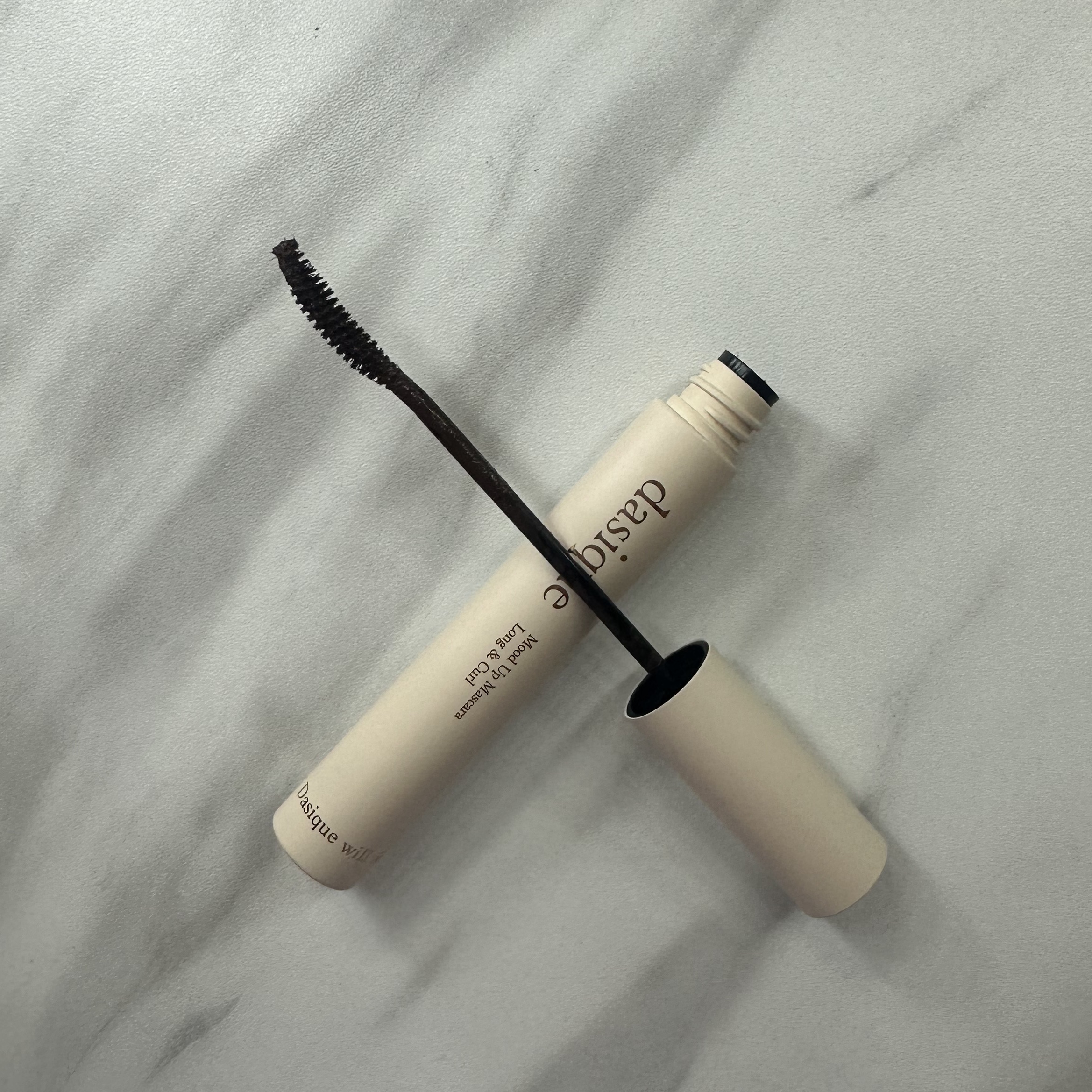 ムードアップマスカラ ロング&カール 02 チョコブラウン/dasique/マスカラを使ったクチコミ（2枚目）