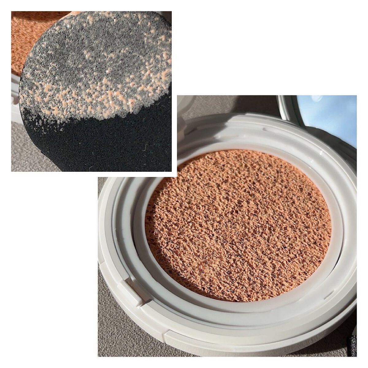 アディクション スキンケアUV タッチアップ クッション 003 Fresh Apricot/ADDICTION/クッションファンデーションを使ったクチコミ（3枚目）