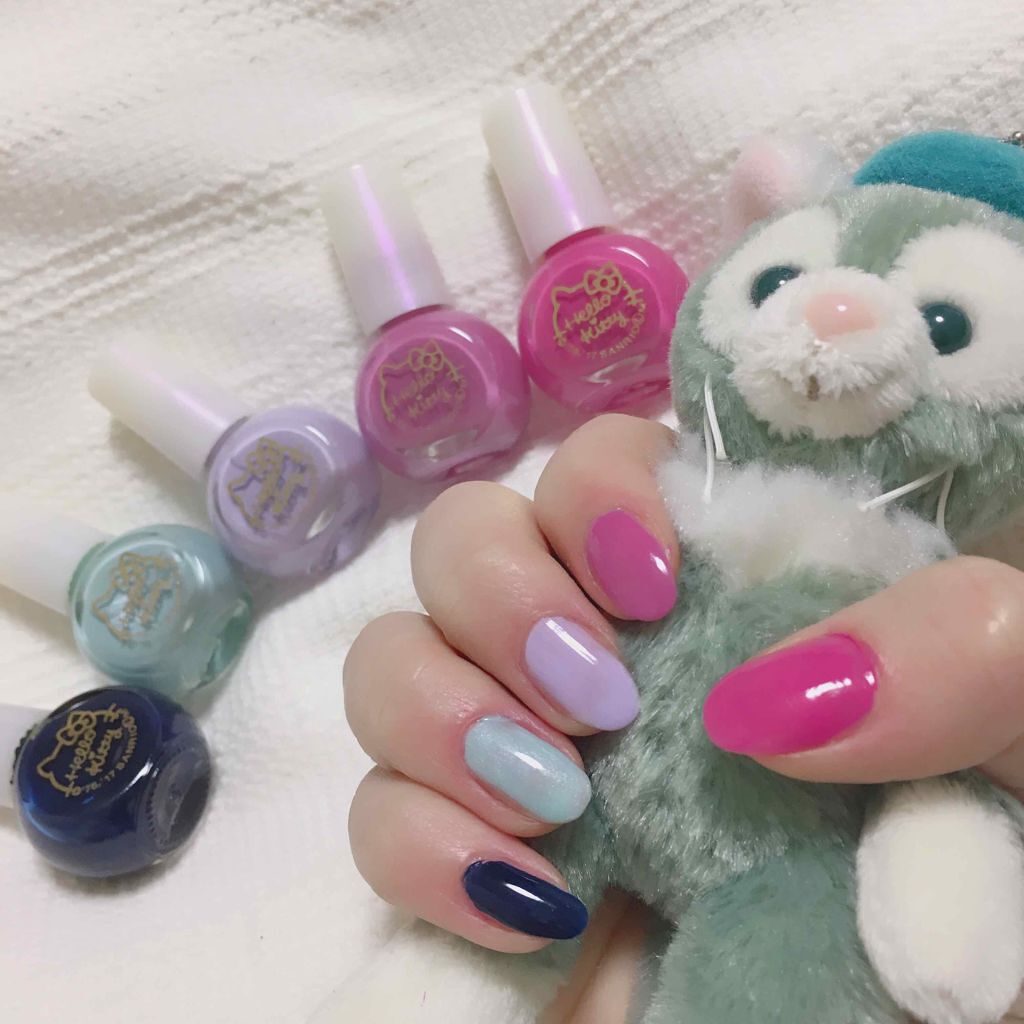 サンリオネイル/DAISO/マニキュアを使ったクチコミ(2枚目)