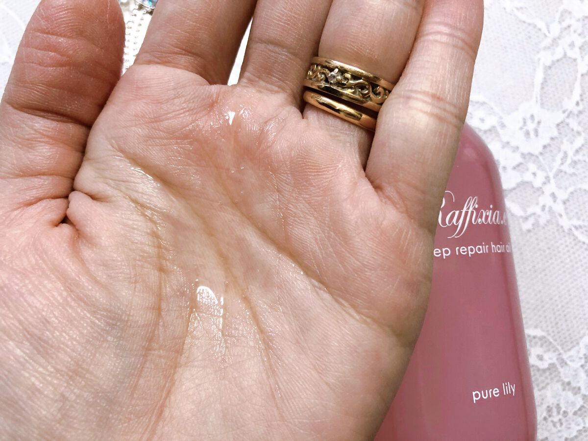 ディープリペア ヘアオイル ピュアリリー/Raffixia.c/ヘアオイルを使ったクチコミ（2枚目）