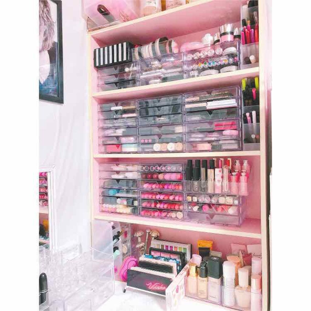 3段式クリアーケース/DAISO/その他化粧小物を使ったクチコミ(3枚目)