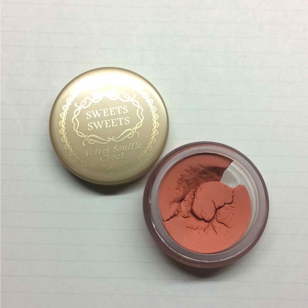ベルベットスフレチーク/スウィーツ スウィーツ/ジェル・クリームチークを使ったクチコミ（1枚目）