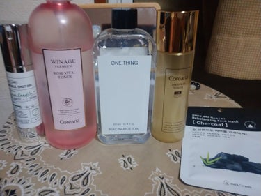 🌃夜のスキンケア 記録用

洗顔➔VTリードルショット300➔CoreanaROSE VITAL TONER（ジャバジャバ化粧水）➔ONE THINGナイアシンアミド化粧水、Coreana24K GOL