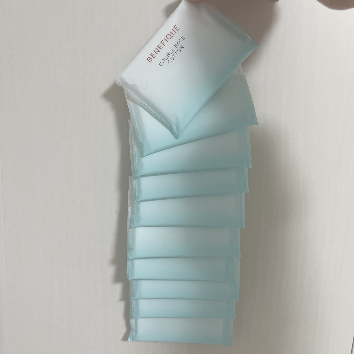 ダブルフェイスコットン N/BENEFIQUE/コットンを使ったクチコミ(2枚目)