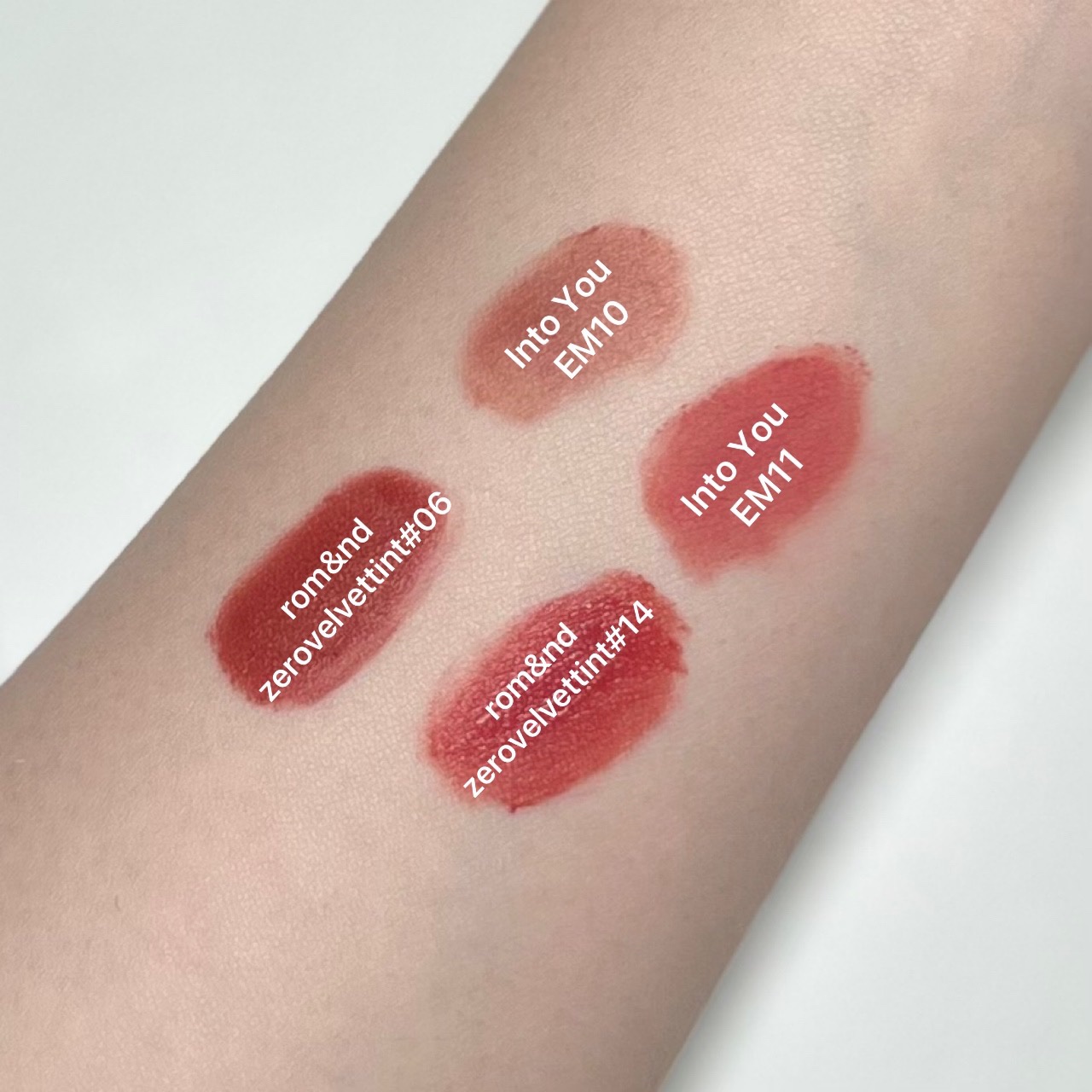 ゼロベルベットティント/rom&nd/リップティントを使ったクチコミ（2枚目）