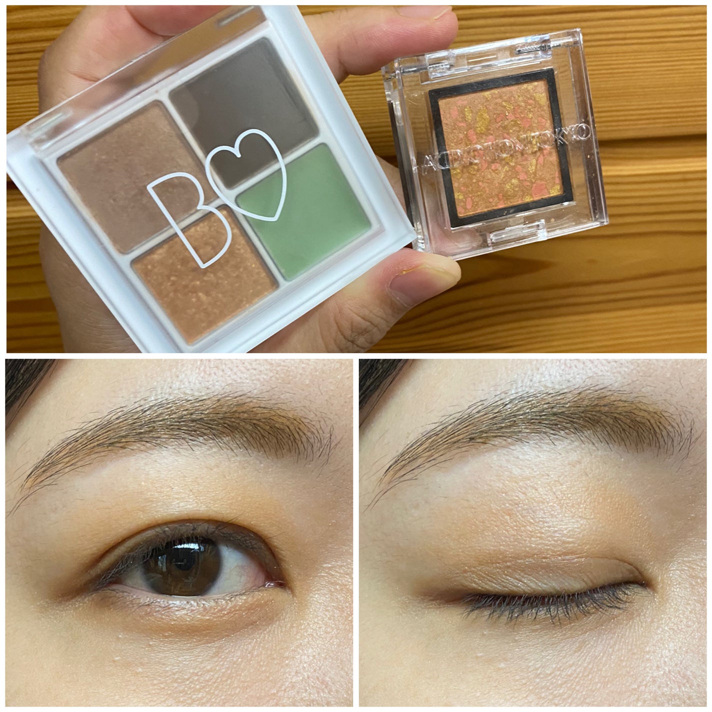 THE アイパレR/b idol/アイシャドウパレットを使ったクチコミ(1枚目)