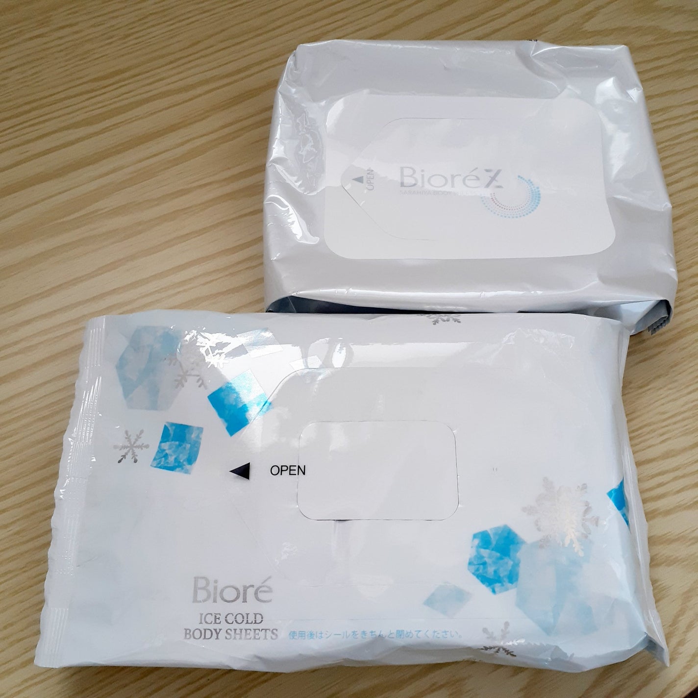 冷シート 無香性/ビオレ/ボディシートを使ったクチコミ(2枚目)