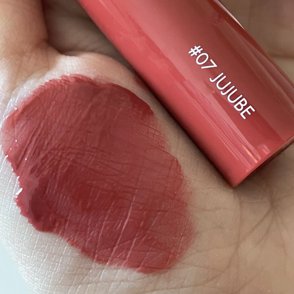 ジューシーラスティングティント/rom&nd/リップティントを使ったクチコミ（3枚目）