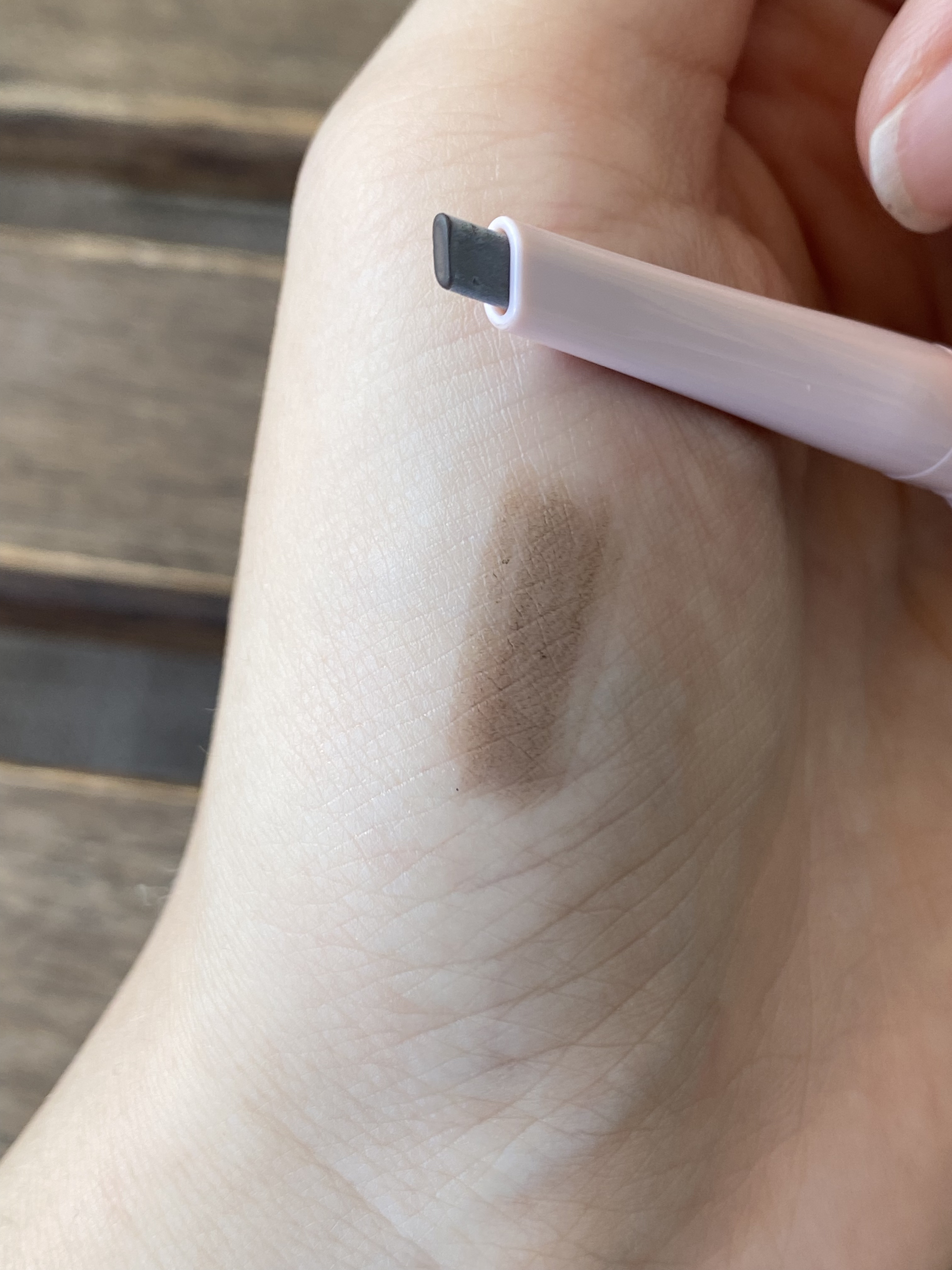 メロウドローアイブロウ BR01 チョコ/&nd by rom&nd/アイブロウペンシルを使ったクチコミ（3枚目）