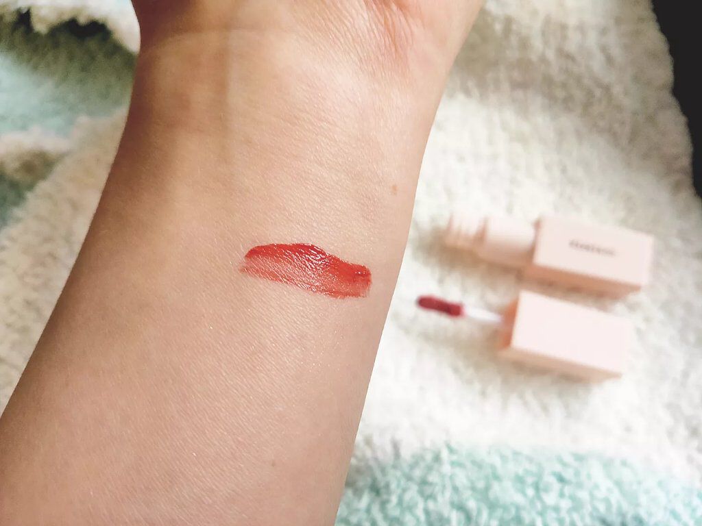 ルージュリップティント 04 ミルキーローズ/Kirei&co./口紅を使ったクチコミ（2枚目）