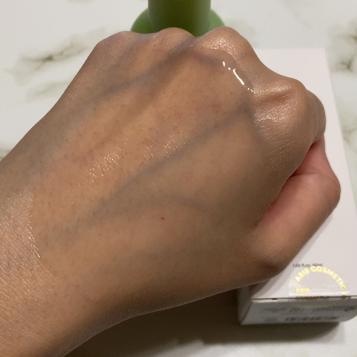 ドクダミ エッセンス カーミングポンプ/Abib /美容液を使ったクチコミ(4枚目)