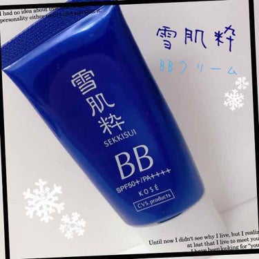 
.°⑅ʚ 雪肌粋 BBクリーム ɞ⑅°.


カラーは01(明るいカラー)
カラーは2色展開です✧*。
容量 30g


ほかのBBクリームより
カバー力はあると思います✨

軽くおでかけの時にぴった