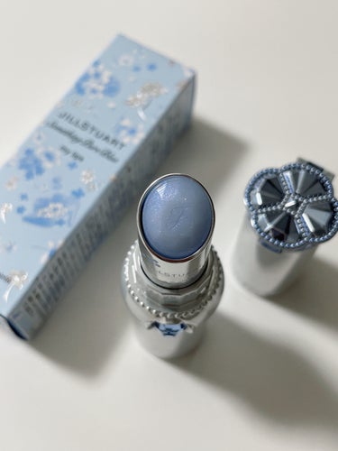 JILL STUART サムシングピュアブルー セント　マイリップスのクチコミ「🩵JILL STUART Something Pure Blue my lips🩵

•*¨*.....」（2枚目）