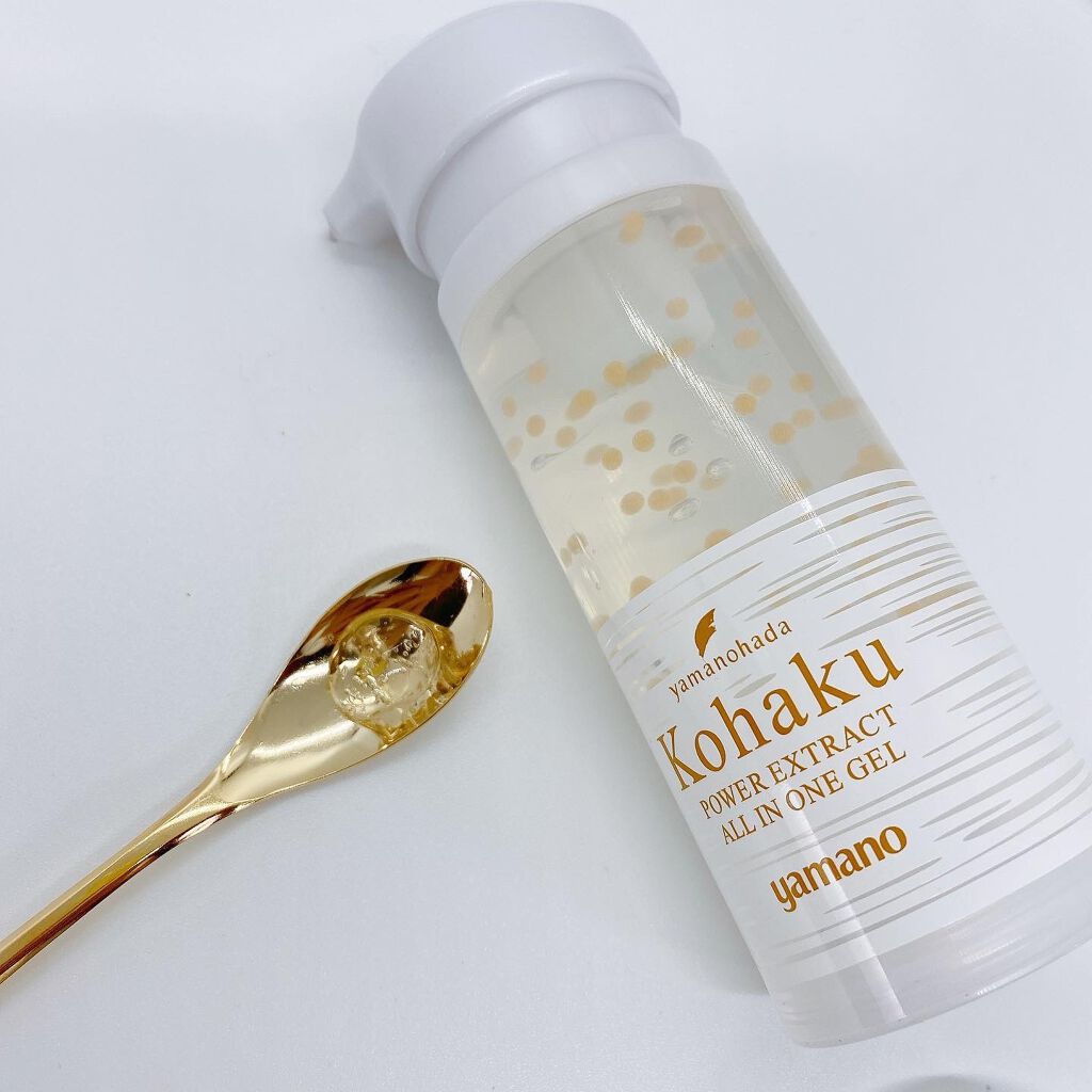 琥珀パワーエキスオールインワンジェル/ヤマノ肌/オールインワン化粧品を使ったクチコミ(1枚目)