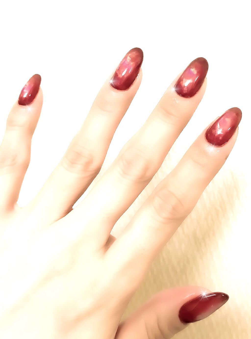 カラーフィルム 透明/ネイル工房/ネイル用品を使ったクチコミ（2枚目）