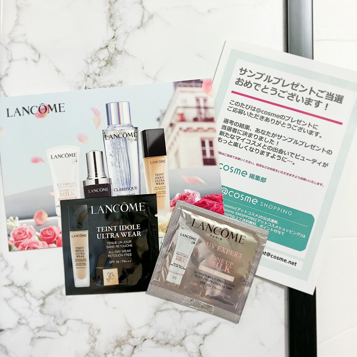 UV エクスペール トーン アップ ローズ/LANCOME/日焼け止め・UVケアを使ったクチコミ(1枚目)