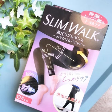 着圧リブレギンス/SLIMWALK/ボディグッズを使ったクチコミ（1枚目）