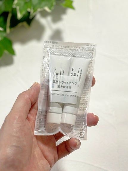 薬用ホワイトニング歯みがき粉/無印良品/歯磨き粉を使ったクチコミ(2枚目)