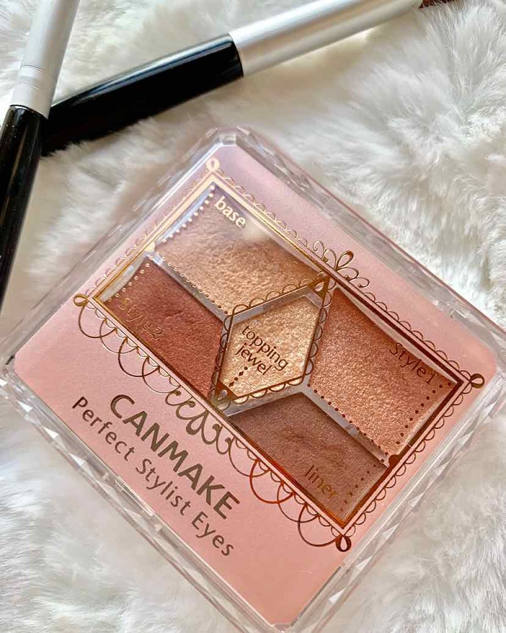 【旧品】パーフェクトスタイリストアイズ/キャンメイク/アイシャドウパレットを使ったクチコミ（2枚目）