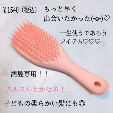 タングルティーザー ザ・アルティメットディタングラー ミニ/TANGLE TEEZER/ヘアブラシを使ったクチコミ（1枚目）