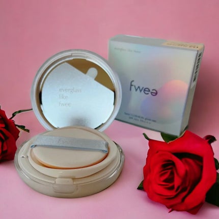 フィークッションガラス/fwee/クッションファンデーションを使ったクチコミ(1枚目)
