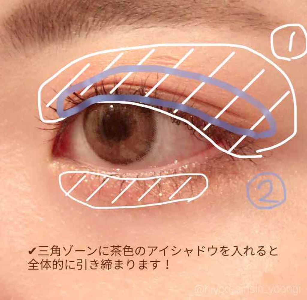 マイアイシャドウ シマー　N/innisfree/単色アイシャドウを使ったクチコミ（2枚目）