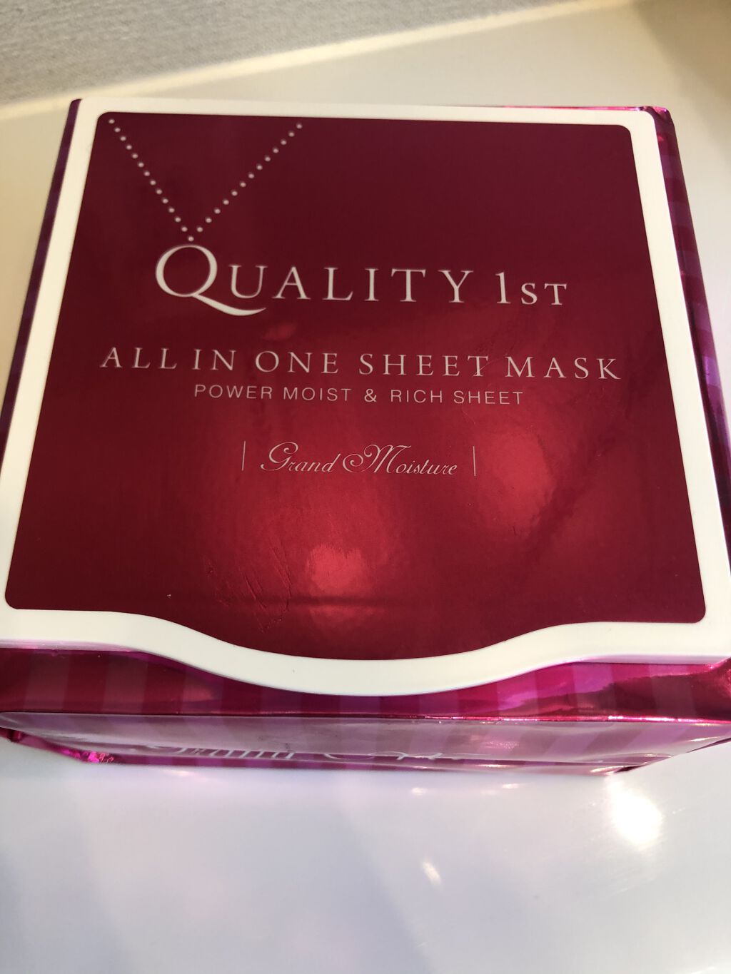 オールインワンシートマスク グランモイスト BOX/クオリティファースト/シートマスク・パックを使ったクチコミ（1枚目）