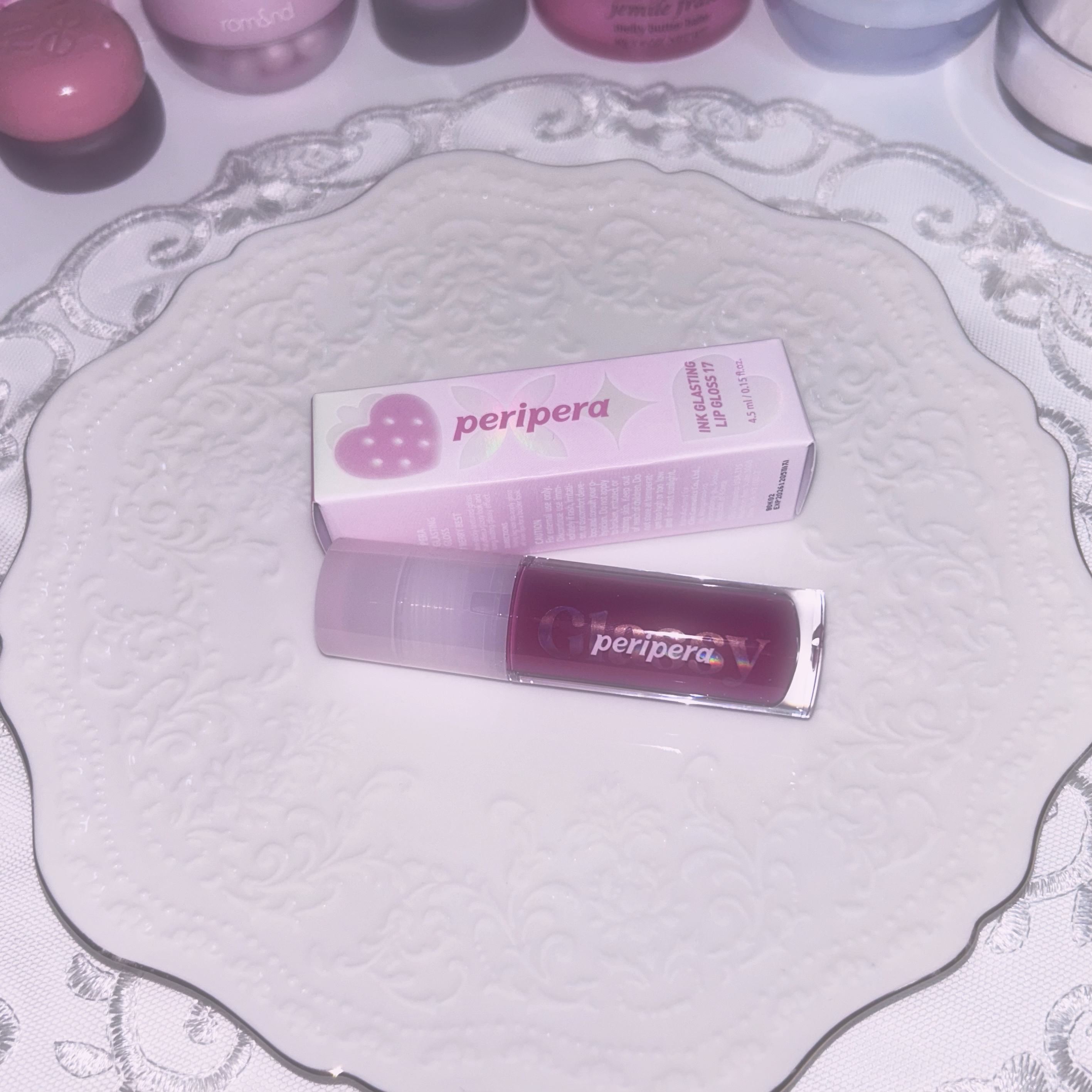 インク グラスティング リップ グロス/PERIPERA/リップグロスを使ったクチコミ（1枚目）