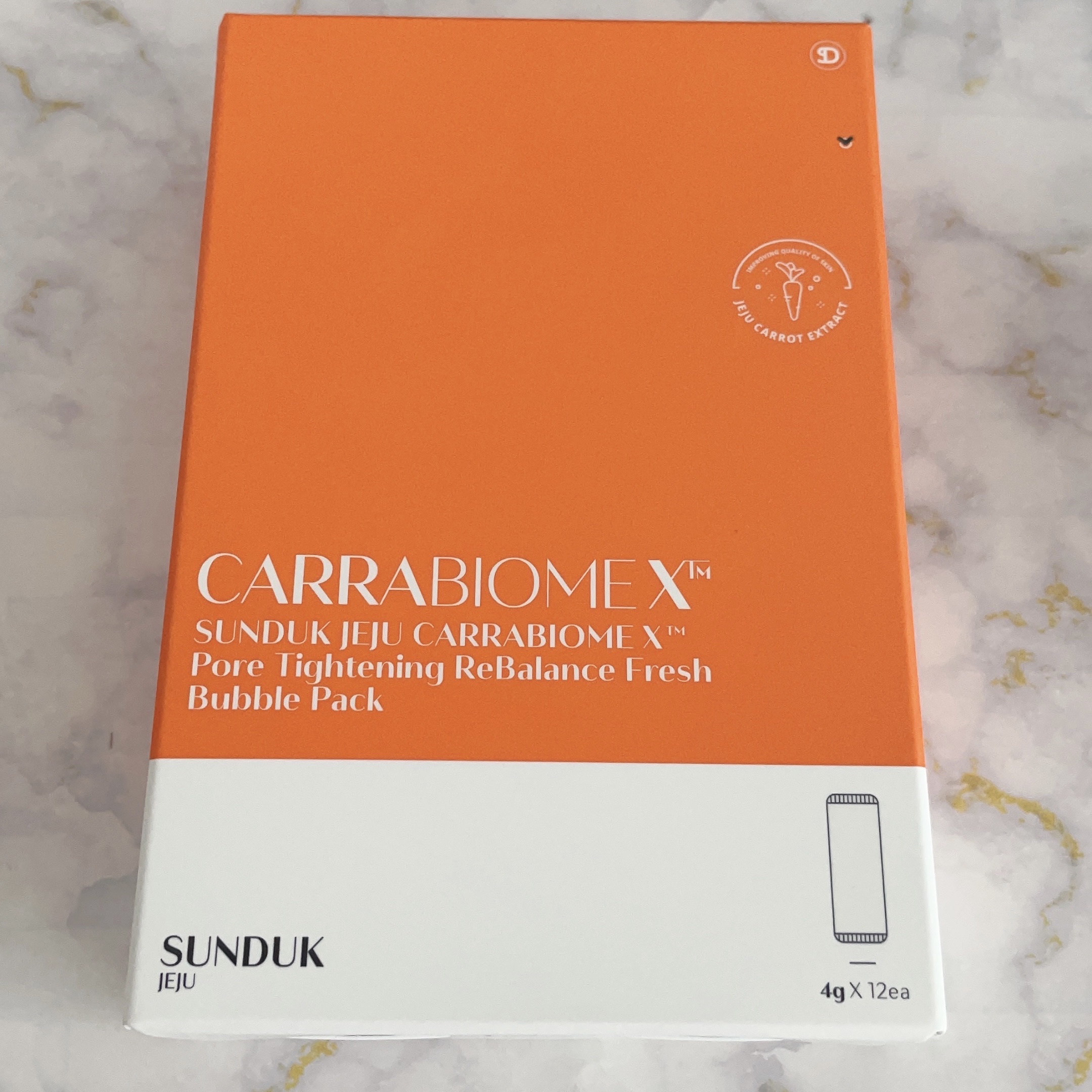 キャロットバブルパック/SUNDUK JEJU/洗い流すパック・マスクを使ったクチコミ（1枚目）