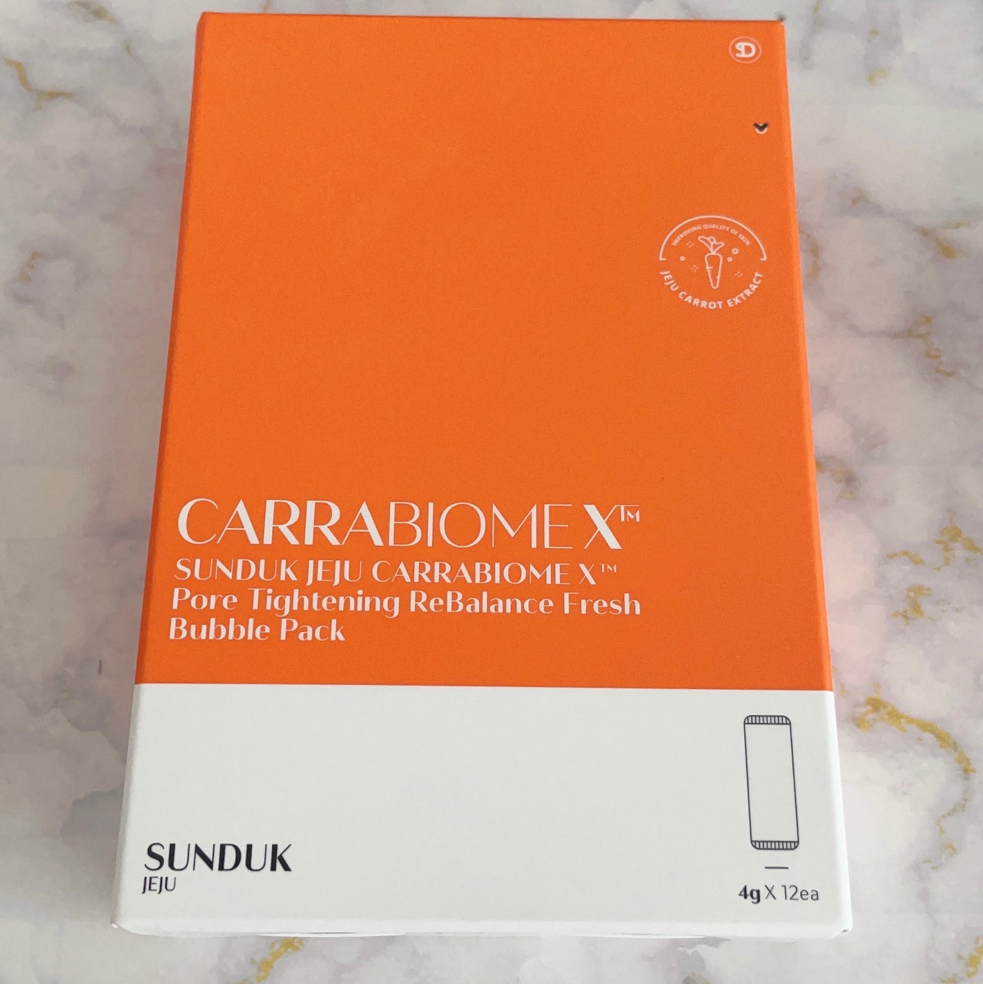 キャロットバブルパック/SUNDUK JEJU/洗い流すパック・マスクを使ったクチコミ(1枚目)