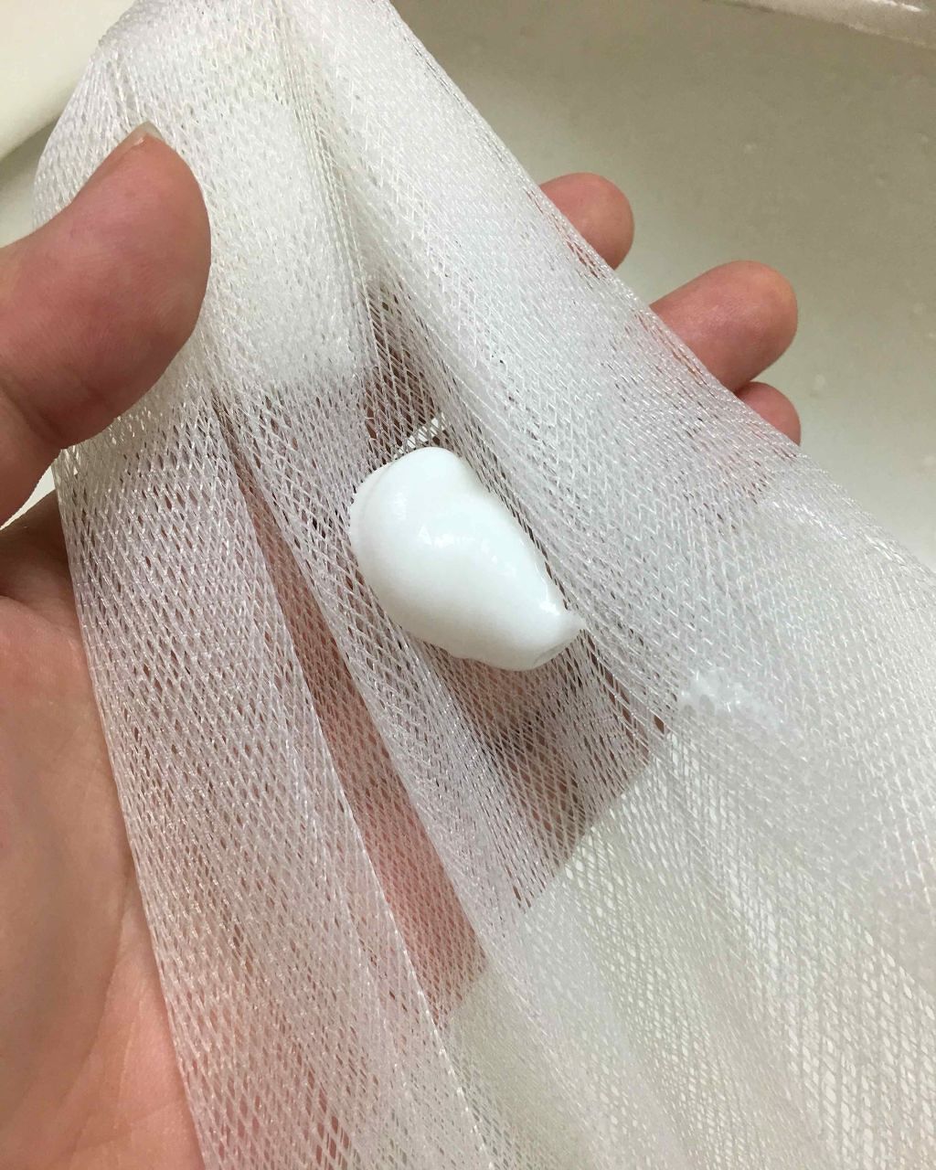 KUMANO COSMETICS 白泥洗顔のクチコミ「最近のお気に入り洗顔フォームです。
以前にQoo10購入品でも紹介しました♪

泡だてネットに.....」（2枚目）