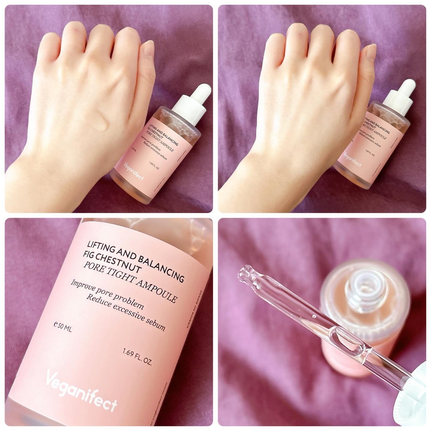 イチジク毛穴アンプル/Veganifect/美容液を使ったクチコミ(4枚目)