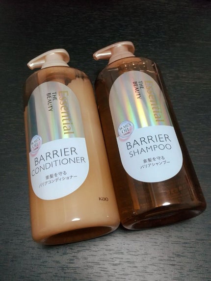 ザビューティ 髪のキメ美容素髪を守る バリアシャンプー/コンディショナー/エッセンシャル/シャンプー・コンディショナーを使ったクチコミ(1枚目)