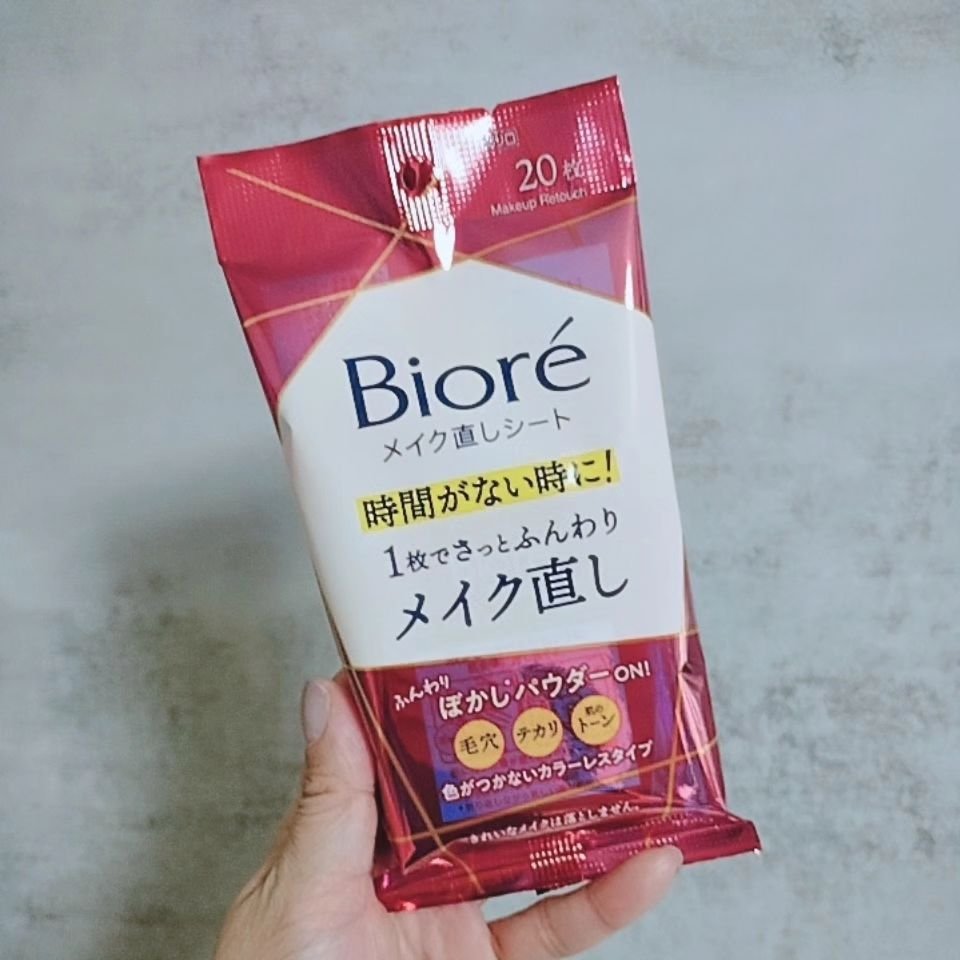 ビオレ メイク持続シート さらマット肌/ビオレ/フェイスシートを使ったクチコミ（2枚目）