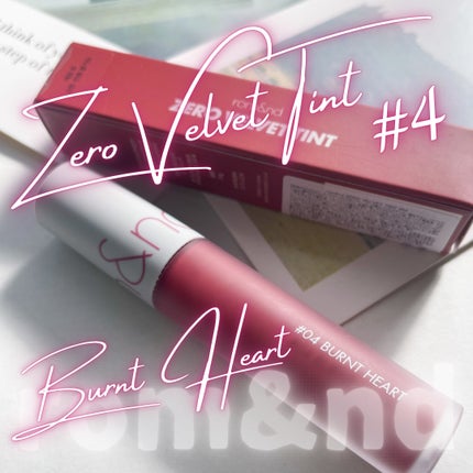 ゼロベルベットティント/rom&nd/リップティントを使ったクチコミ(1枚目)
