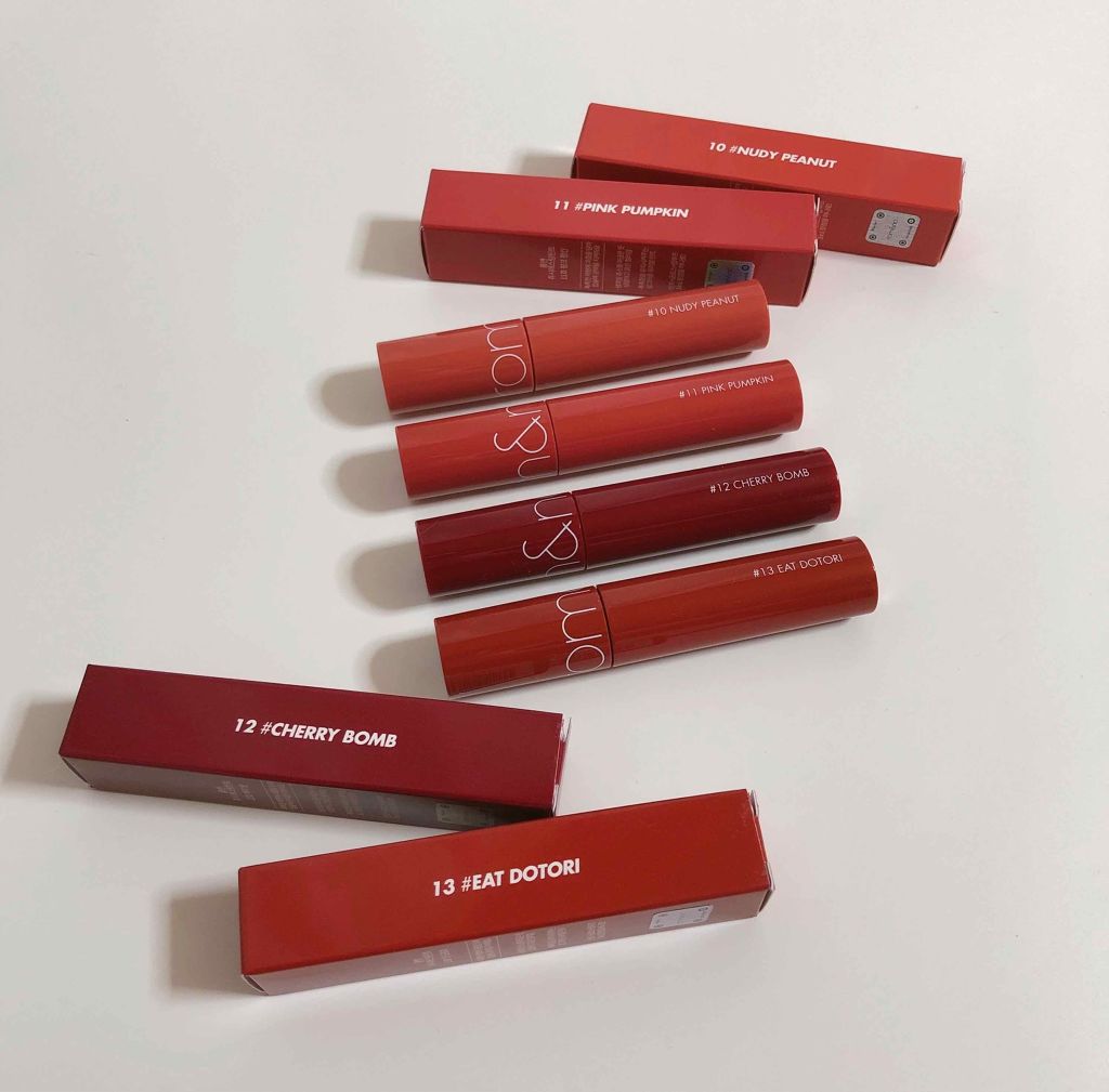 ジューシーラスティングティント/rom&nd/リップティントを使ったクチコミ(1枚目)