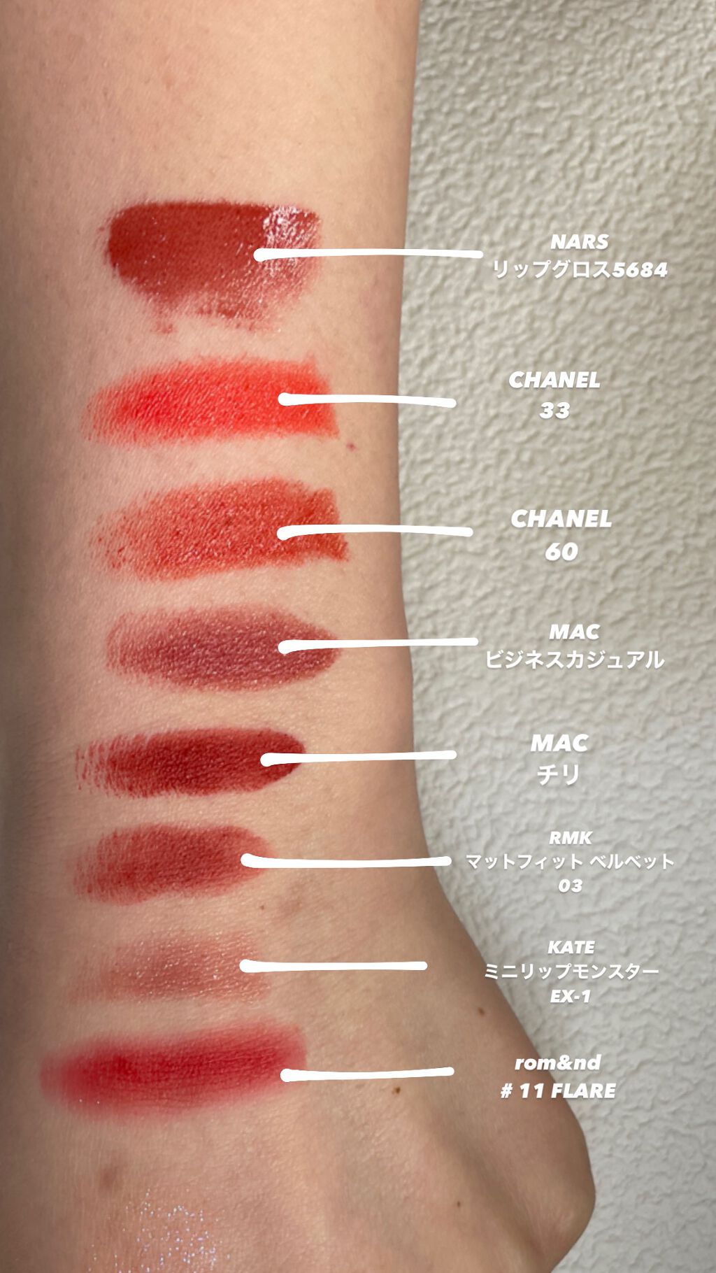 あーちん on LIPS 「私が持ってるリップ紹介〜良く使う編〜あまり参考にはならないかも..」(1枚目)